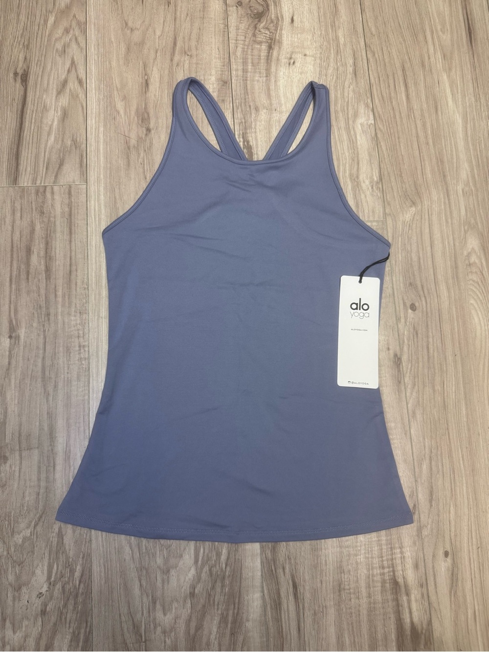 Alo Yoga Moon Blue Select Racerback Tank